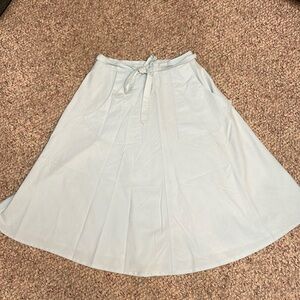 Vintage 70s wrap a line skirt